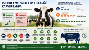 SVEIKŲ KARVIŲ BANDOS KŪRIMAS 